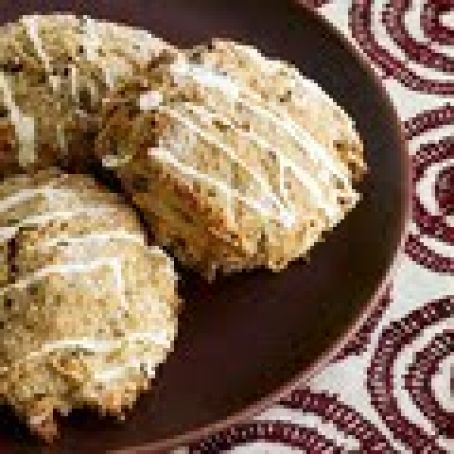 Coconut Scones with Coconut Glaze