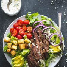 Black n' Blue Grilled Steak Salad Creme De La Crumb