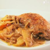 Pechugas de pollo con manzana