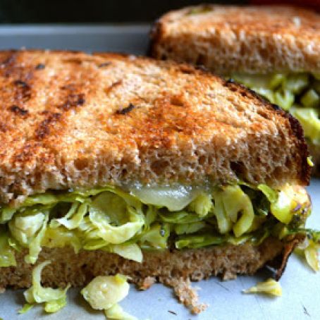 Brussels Sprouts Grilled Cheese