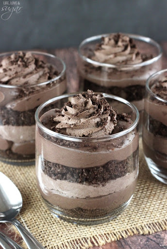Mini Baileys Chocolate Cheesecake Trifles Recipe - (4.5/5) image