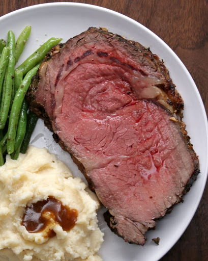Prime Rib Roast With Garlic Herb Butter - Clover Meadows Beef