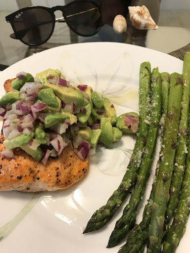 Grilled Salmon with Avocado Salsa Recipe - (4.6/5)