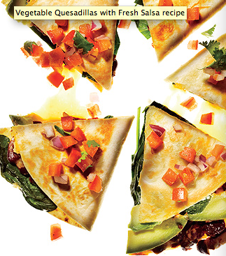 Vegetable Quesadillas with Fresh Salsa Recipe - (4.5/5) image
