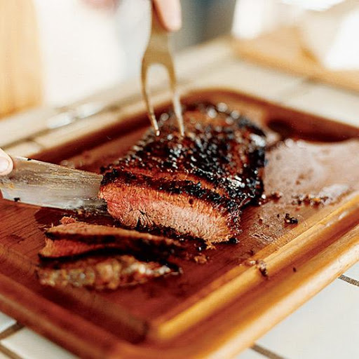 Garlicky Herb-Rubbed Hanger Steaks Recipe - (4.5/5) image