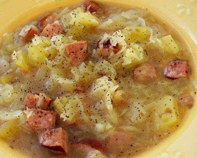 Polish Sausage and Cabbage Soup Crock Pot Recipe - (4.6/5) image