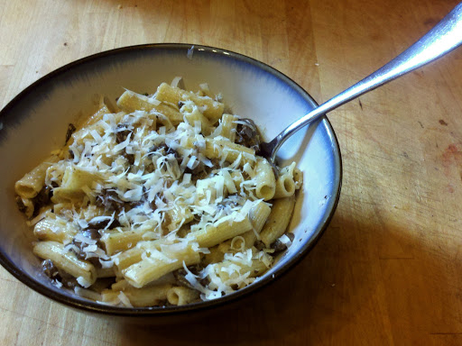 Parmesan Mushroom Pasta with Truffle Oil Recipe - (/5)
