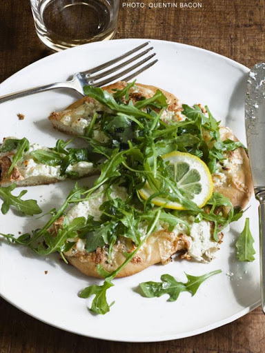 White Pizzas with Arugula Recipe - (4.6/5) image