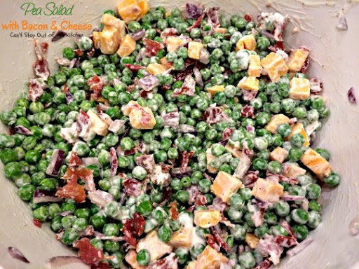 Pea Salad With Bacon Cheese Recipe 4 3 5